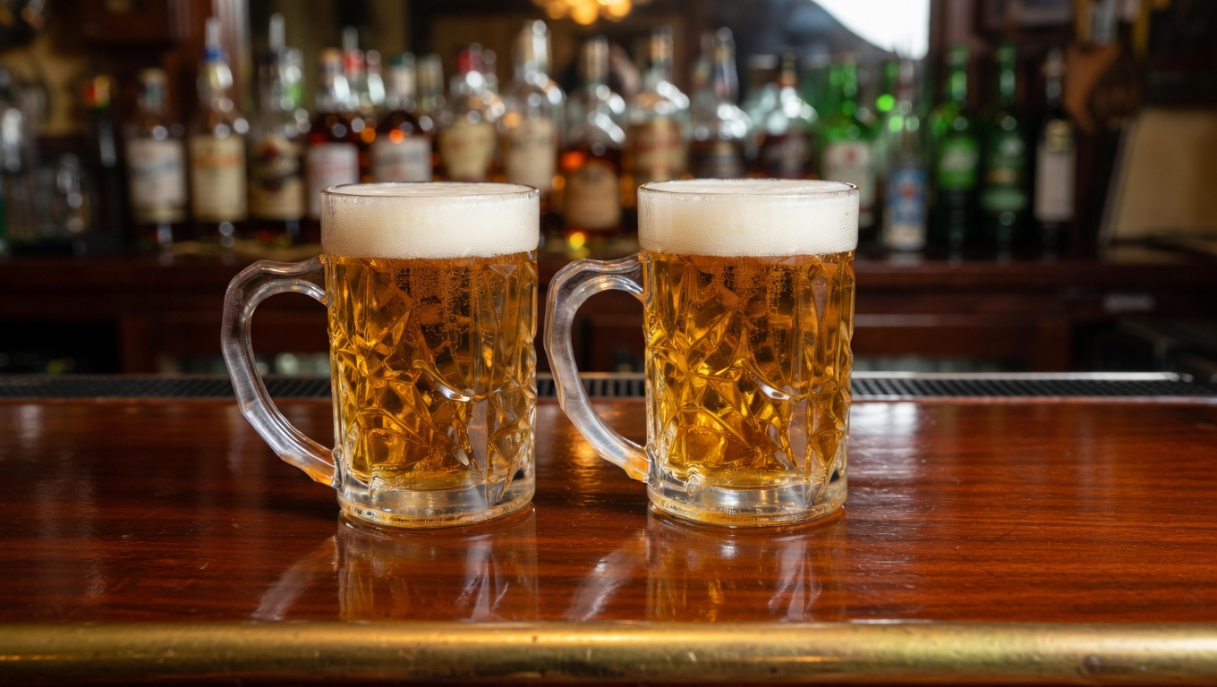 500ml plastic beer mug