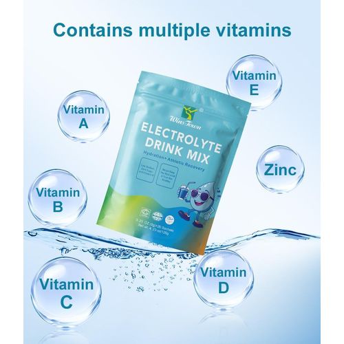 Winstown Electrolyte Drink Mix – Hydration & Athletic Recovery (120g) Zero Sugar