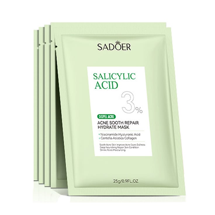 Sadoer Salicylic Acid Face Mask Acne Control, Oil Balance & Pore Cleanser. Fight Acne, Control Excess Oil And Deeply Cleanse Pores. Helps Reduce Breakouts And Leave Your Skin Smooth. Fresh & Healthy.