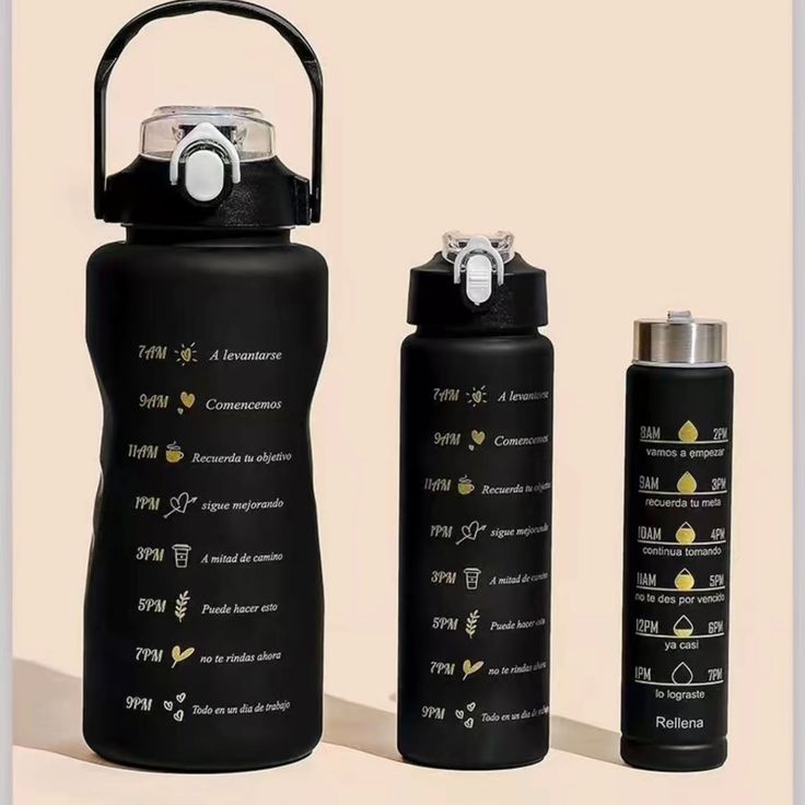 Motivational Water Bottle Stay Hydrated & InspiredMotivational Time Markers & Quote Helps Track Daily Water Intake Lightweight And Easy To Carry Leak-Proof And Durable Design Suitable For Gym, SchooL