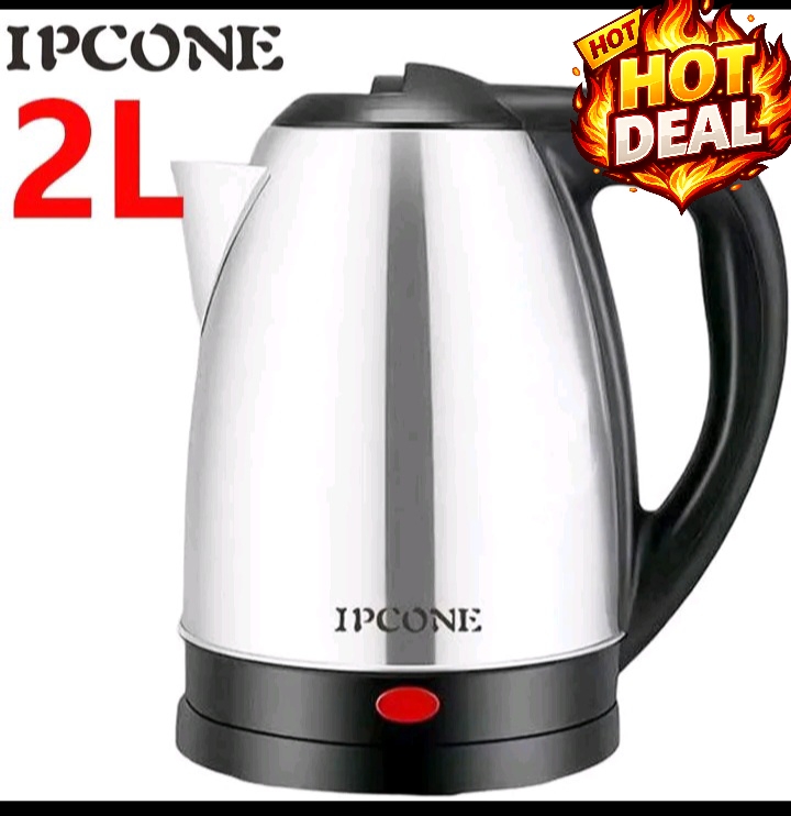 IPCONE Electric Kettle 2 Litres  Fast Boiling, Auto Shut-Off, Energy Saving Designed For Efficiency And Convenience, This Kettle Is Perfect For Preparing Tea, Coffee, Noodles, And More Within Minutes.