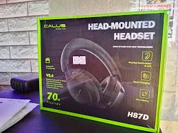 CALUS H87D Wireless Bluetooth Headphones V5.4 ANC Head-Mounted Headset | 70H Playtime | Type-C Charging | Low Latency