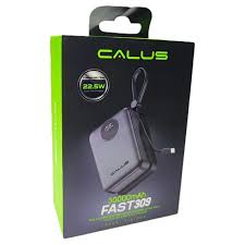 Calus FAST309 High-Capacity Power Bank | 30000mAh Portable Charger with 22.5W PD Super Fast Charging | External Battery Pack with Digital LED Display & Integrated Carrying Loop