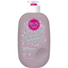 Eos Shea Butter Caramel Cashmere Body Lotion 473ml - Deep Hydration, Vegan, Hypoallergenic, Sweet Aroma