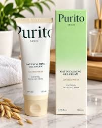 PURITO SEOUL Oat-in Calming Gel Cream 100ml / 3.38 fl. oz. Soothing Facial Gel Cream with Oat Seed Water