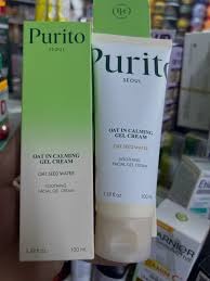 PURITO SEOUL Oat-in Calming Gel Cream 100ml / 3.38 fl. oz. Soothing Facial Gel Cream with Oat Seed Water