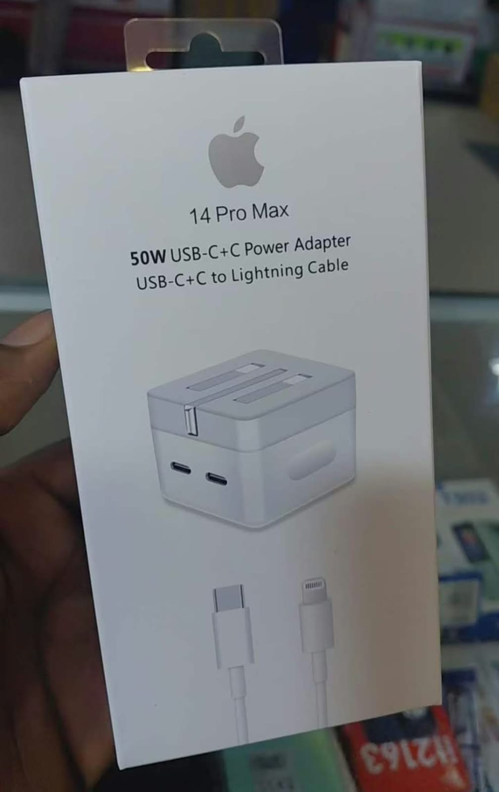 Apple 50W Fast Charger Adapter – High-Speed USB-C Power Adapter for iPhone 11, 12, 13, 14, 14 Pro, 14 Pro Max and Compatible Apple Devices