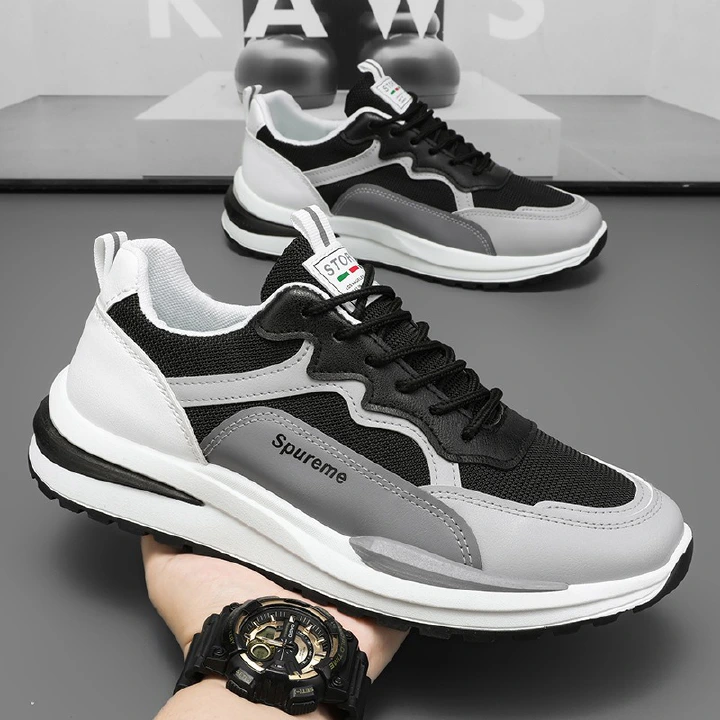 Kenpace Men Sports Running Shoes Fashion Sneakers Jogging Trainers mesh Breathable Comfortable Casual Walking hiking Shoes rubber sole durable arch Support for Work,Outdoor Travel,Sports,Daily Wear