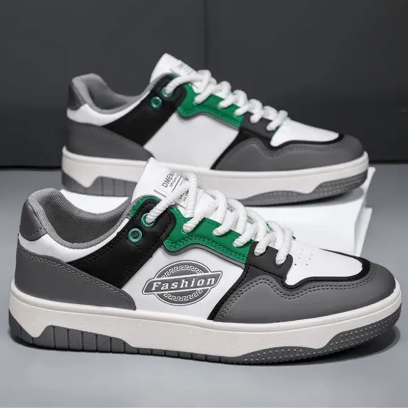Men's shoes Trendy Board Shoes trend men's sports shoes men sneakers casual shoes lightweight comfortable men's versatile high-end  Anti-slip soft soled sports casual white flat shoes