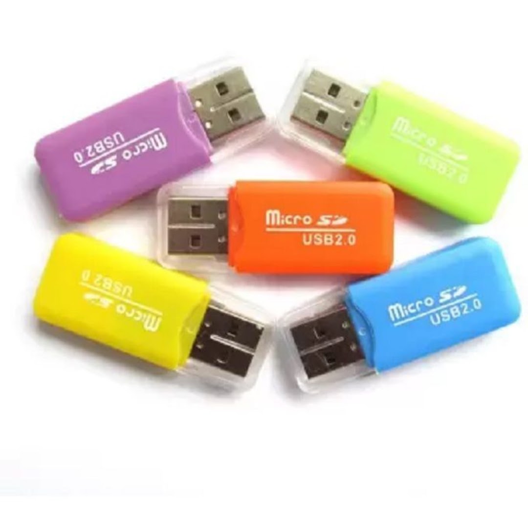 Micro SD Card Reader TF Card Reader USB 2.0 Adapter High speed, 480Mbs Plug And Play Memory Card Adapter T-Flash SDHC Compatible For PC Laptop Camera Android Portable Mini