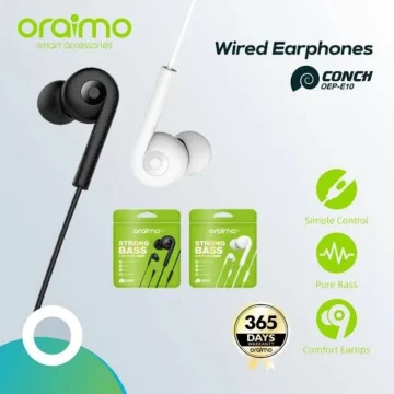 Oraimo Earbuds Wired