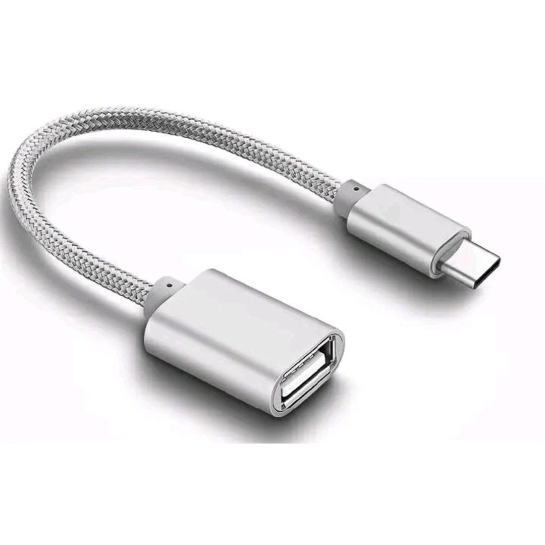 High-Speed Type-C OTG Cable – USB-C Male to USB 3.0 Female Adapter for Android Phones, Tablets, Laptops & Flash Drives