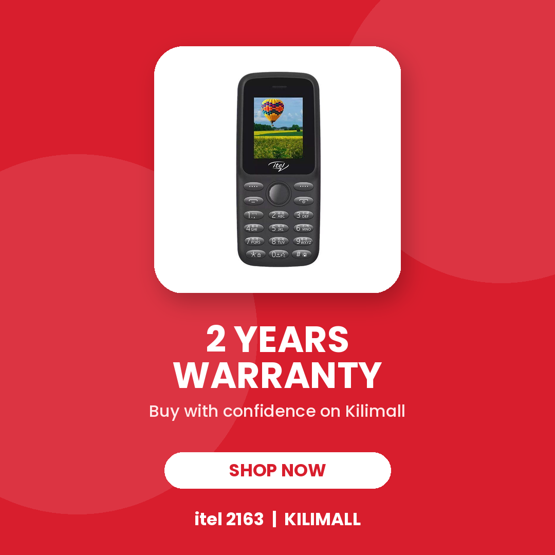 Itel 2163 Wireless FM Radio Torchlight Dual SIM Keypad Phone with Long Battery Life – Big Screen, Loud Speaker (2YRs WRTY)