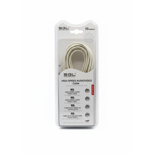 Share this product



SGL SGL 10M 3.5mm AUX Cable Male to Male - High Speed Stereo Audio - White