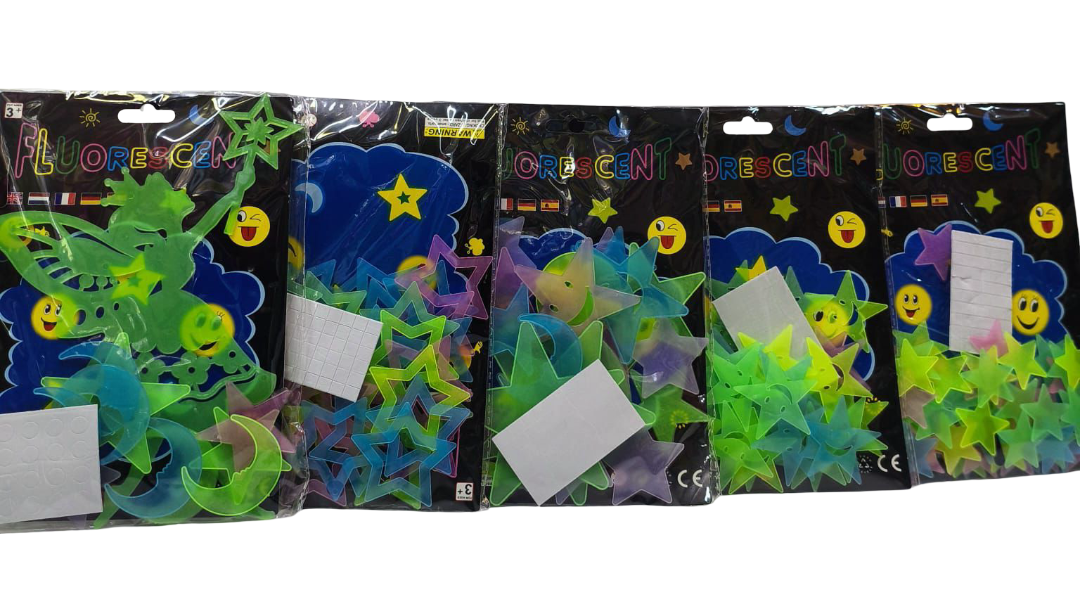 Glow in The Dark Stickers – 200 to 630 Pcs Luminous Stars & Moon for Ceiling & Wall, 3D Realistic Starry Sky Decor, Kids Bedroom Night Light, Non-Toxic & Removable