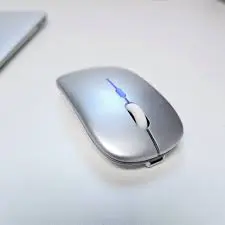 Rechargeable Bluetooth Wireless Mouse Portable Mini Ultra-thin Ergonomic Mouse for Laptops