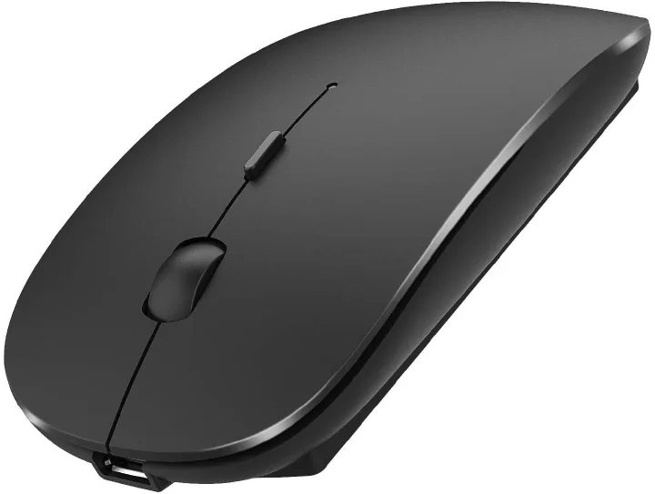 Rechargeable Bluetooth Wireless Mouse Portable Mini Ultra-thin Ergonomic Mouse for Laptops