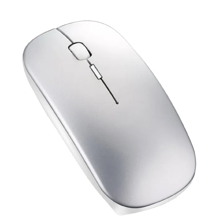 Rechargeable Bluetooth Wireless Mouse Portable Mini Ultra-thin Ergonomic Mouse for Laptops
