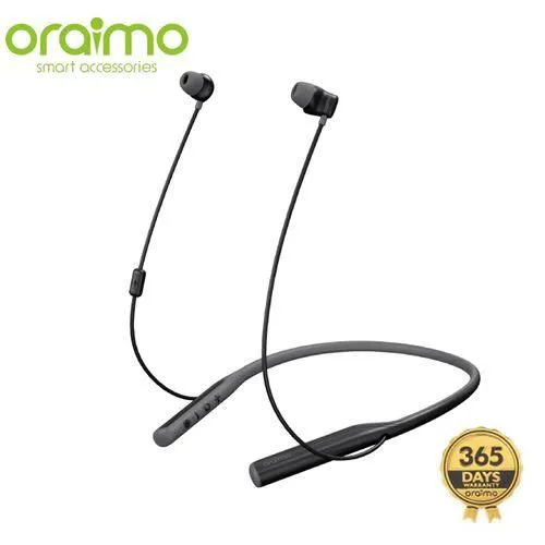 Oraimo Necklace Lite Neckband Wireless Earphone OEB-311 Dual device connection, Noise Reduction in Calls, Call vibration alert, Thumping Bass