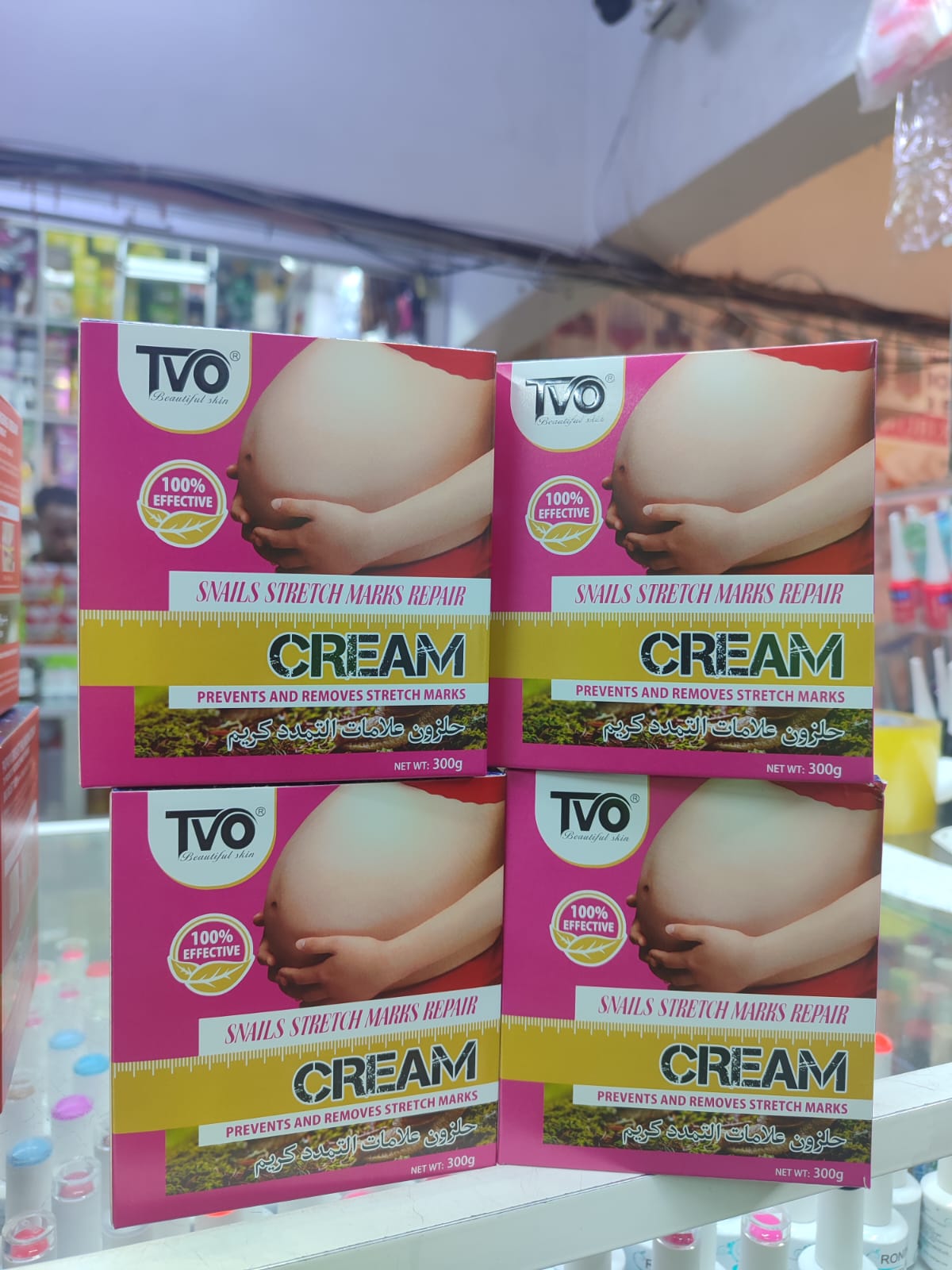 TVO Effective Stretch Marks Snail Cream Anti Stretchmarks Fade