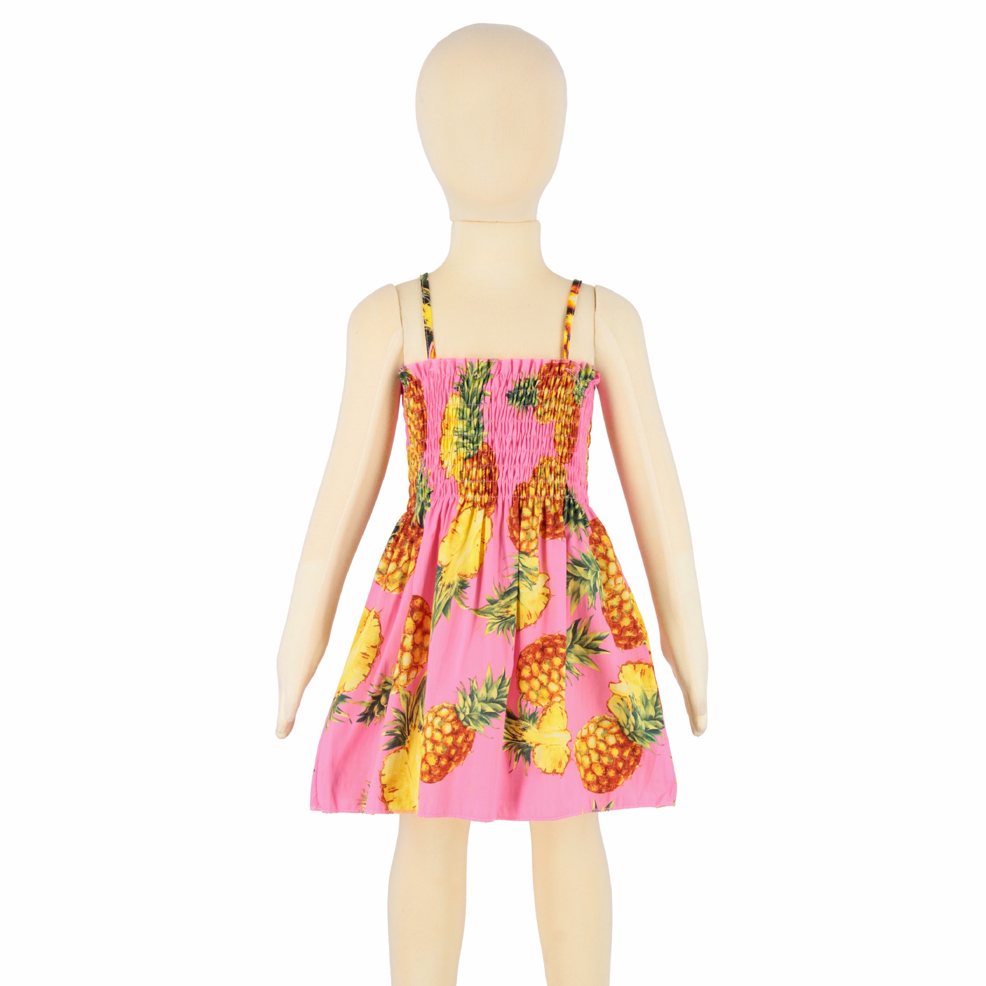 Toddler Baby Girls Summer Floral Dress, Cute Daisy Print Spaghetti Strap Sundress, Breathable Thin Sleeveless Casual Dress for Kids, Size 90-130CM