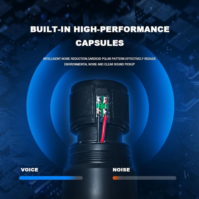 V-440 Wireless Microphone, Professional 4 Channels Karaoke Handheld System for Home Karaoke, Meeting, Party, Church, DJ, Wedding, Home KTV Set