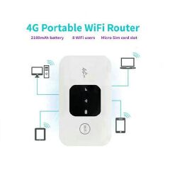 4G LTE Mobile WiFi Hotspot 150Mbps, 2100mAh Battery, SIM Slot