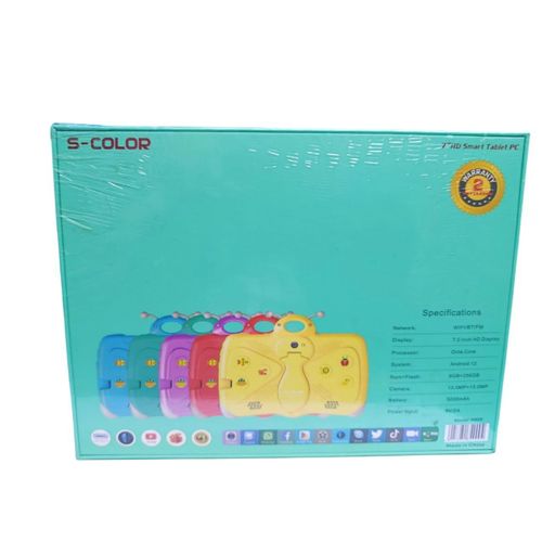 S Color S900 Kids Tablet 7" 256GB Storage 6GB RAM Android 12