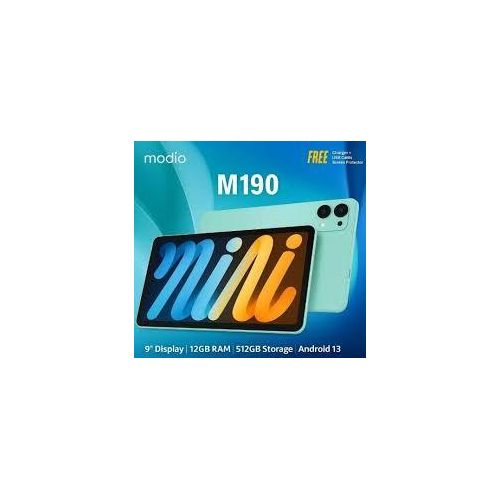 M190 Tablet 12 GB RAM + 512 GB storage, 9-inch HD touchscreen, Android 13, dual SIM support, 5000mAh battery with free Keyboard,Tablet cover,Mouse,Stylus pen ,Ejector and OTG