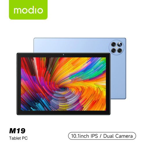 Modio M19 10.1" Kids Tablet + Keyboard – 8GB RAM 512GB ROM, 2-in-1 Learning Tablet, WiFi, Free Case BLACK