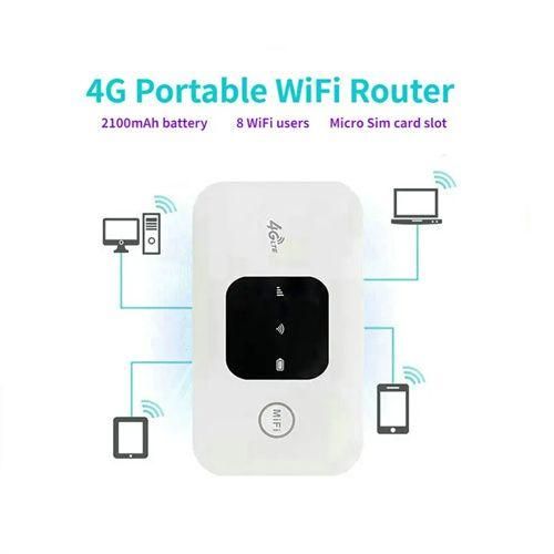 4G LTE Mobile WiFi Hotspot 150Mbps, 2100mAh Battery, SIM Slot