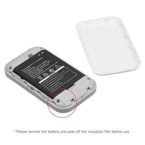 4G LTE Mobile WiFi Hotspot 150Mbps, 2100mAh Battery, SIM Slot