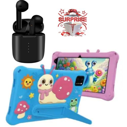 M750 kids tablet 7"inch Display, 256GB ROM + 6GB RAM, 4000mAh Battery Capacity, Android 13 + Amazing Give Aways