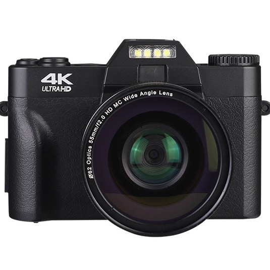 HD 4K Digital Camera Mirrorless Retro with WiFi Student Digital Camcorder Vlog Digital Camera
