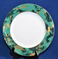 Signature Majestic Forest 11" Flatter Dinner Plate, a premium tableware item crafted from high-quality opalware.