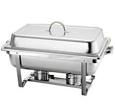 Rashnik Kitchen Series Double Tray Chafing Dish (Model RN-5902) with 11-liter capacity