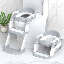 Baby auxiliary toilet ladder folding Seat with Step Stool Ladder all-in-one trainer