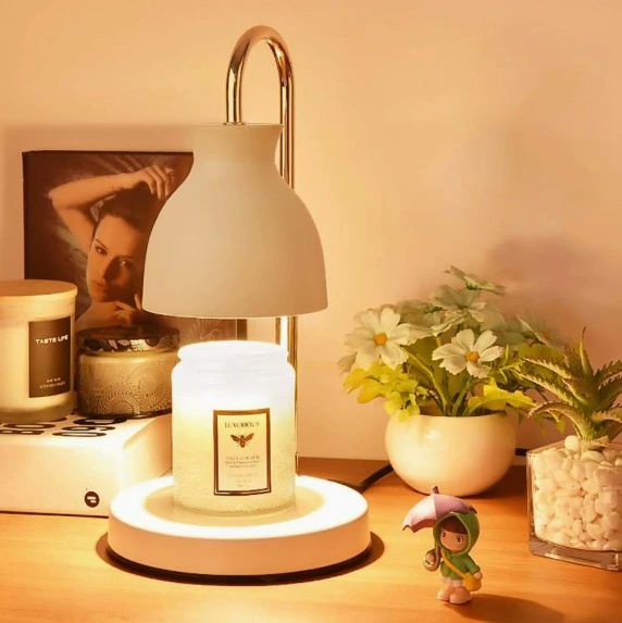 Bell-Shaped Curve Neck Electric Candle Warmer Lamp Featuring a sleek, arched silhouette