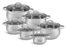 Edenberg 12-Piece Stainless Steel Cookware Set (Model EB-4038) engineered from high-grade stainless steel for optimal heat distribution