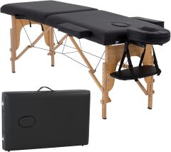 Massage Bed Portable Foldable Spa Table Adjustable Height Therapy Bed with Carry Bag for Home and Professional Use