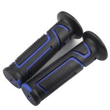 Anti-Slip Rubber Motorcycle Handle Grips – Universal Non-Slip Handlebar Grips for Motorbike & Bike.