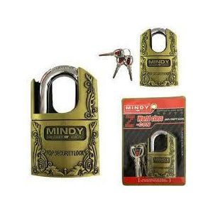 TOP Heavy Duty Anti-Burglar Zinc Alloy Padlock – High Security Waterproof Lock with 3 Keys for Gates, Doors, Garages, Storage Units & Outdoor Use.