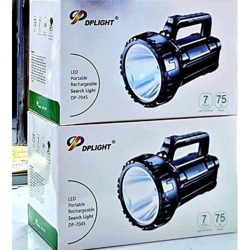 DP LED Light Latest Portable Rechargeable Torch – High Brightness LED Flashlight with Long Battery Life, Compact Handheld Emergency Light for Home, Outdoor, Camping & Travel