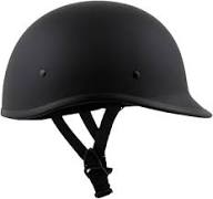 Motorcycle German Style Skull Cap Helmet – Low Profile Half Helmet with Comfortable Inner Liner + FREE BALACLAVA(mask)