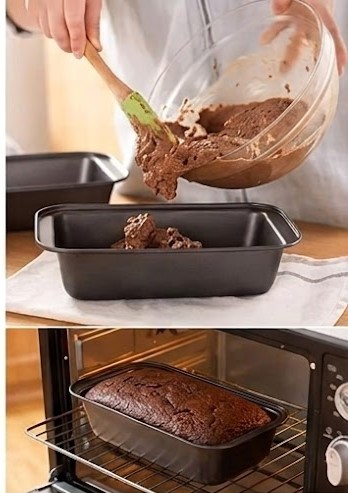 Professional Non-Stick Loaf Pan - Carbon Steel Bread and Meatloaf Baking Tin