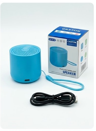Caston ST-919 Mini Portable Wireless Bluetooth Speaker - HiFi Stereo Bass with Lanyard