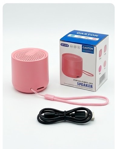 Caston ST-919 Mini Portable Wireless Bluetooth Speaker - HiFi Stereo Bass with Lanyard