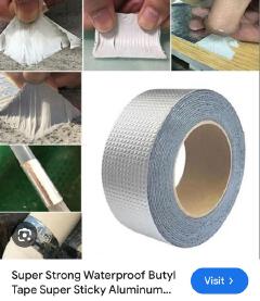 *New arrival🍇🫒* 🧊🪴5cmx5M very strong adhesive butyl tape now available.ideal for roof leaks,window sealing,gutters down spouts e.t.c