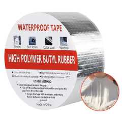 *New arrival🍇🫒* 🧊🪴5cmx5M very strong adhesive butyl tape now available.ideal for roof leaks,window sealing,gutters down spouts e.t.c