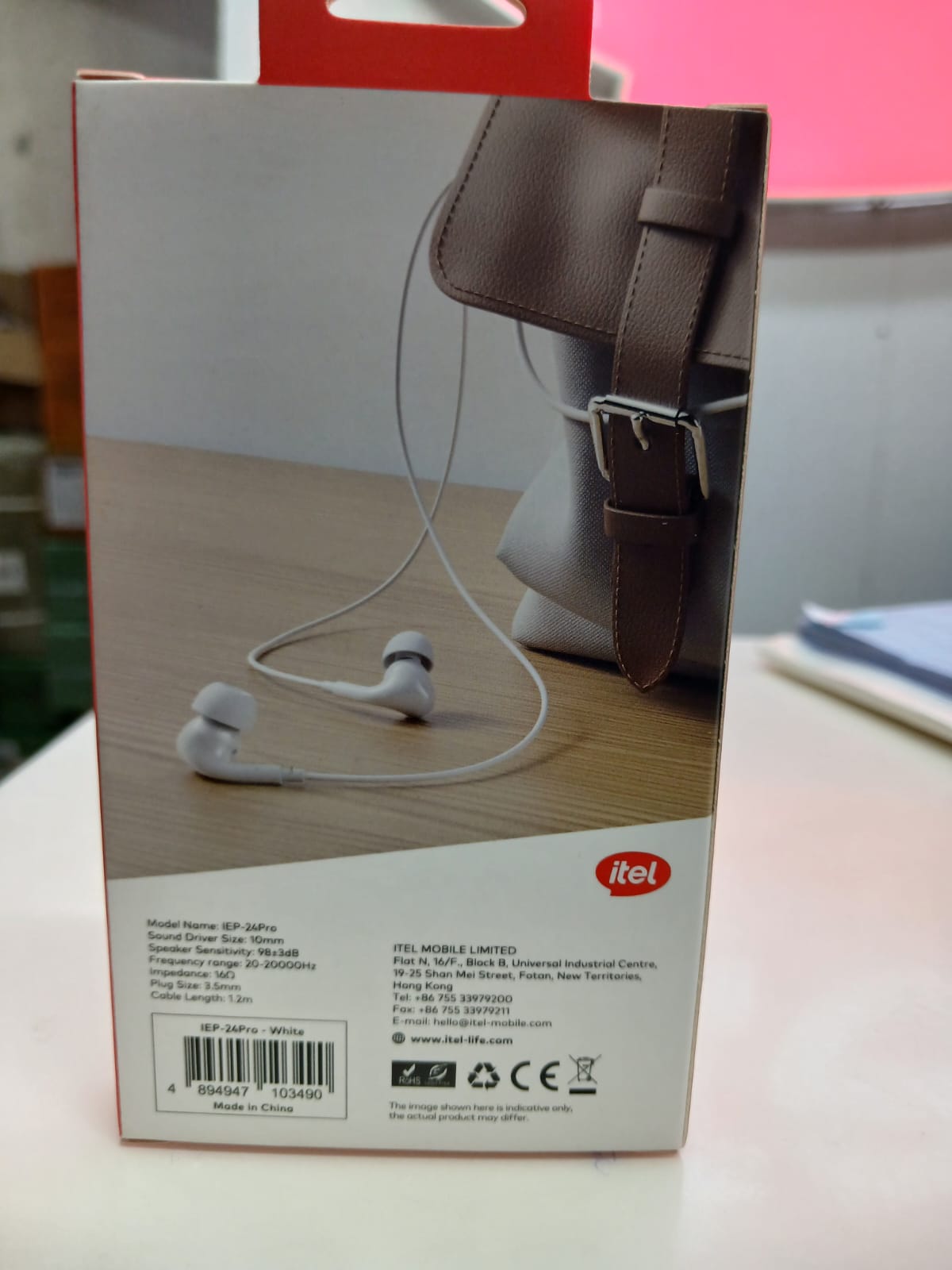 itel K24 Pro Wired Earphones – Pure Bass Sound, HD Microphone, Comfortable In-Ear Headphones with 3.5mm Jack, Noise Isolation Earbuds for Android Phones, Gaming & Music Kenya